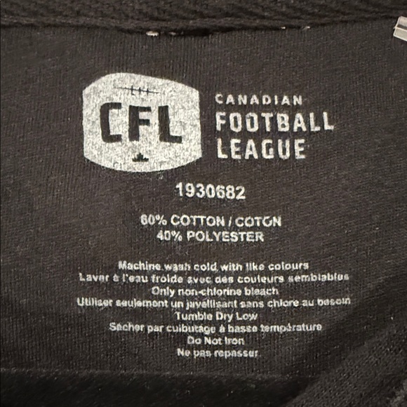 CFL Men's Hoodie - Edmonton Elks Size X - Picture 12 of 13